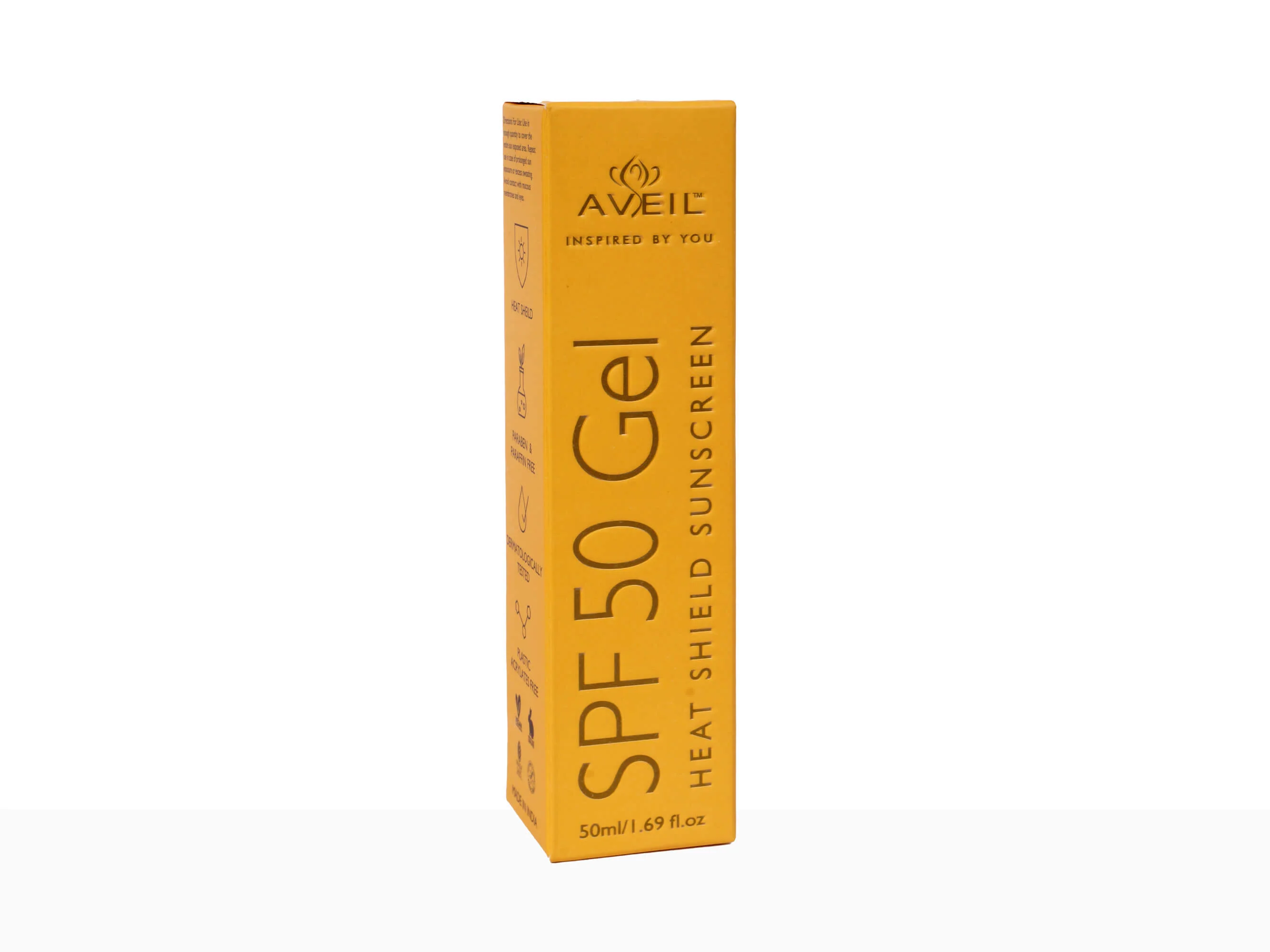 Aveil SPF 50 Gel Heat Shield Sunscreen - Image 3