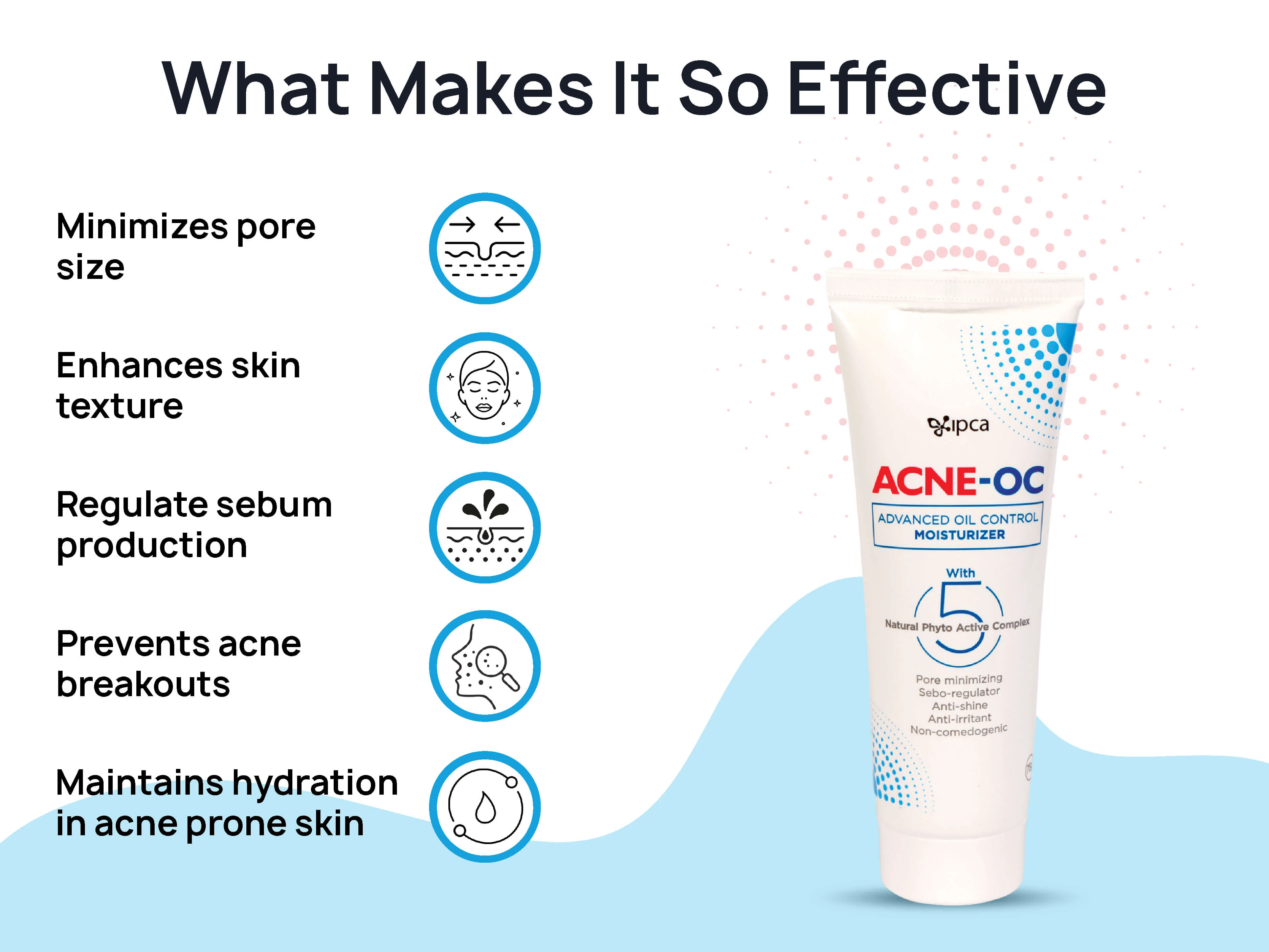 IPCA Acne-OC Sebum Regulating Moisturizer - Image 3