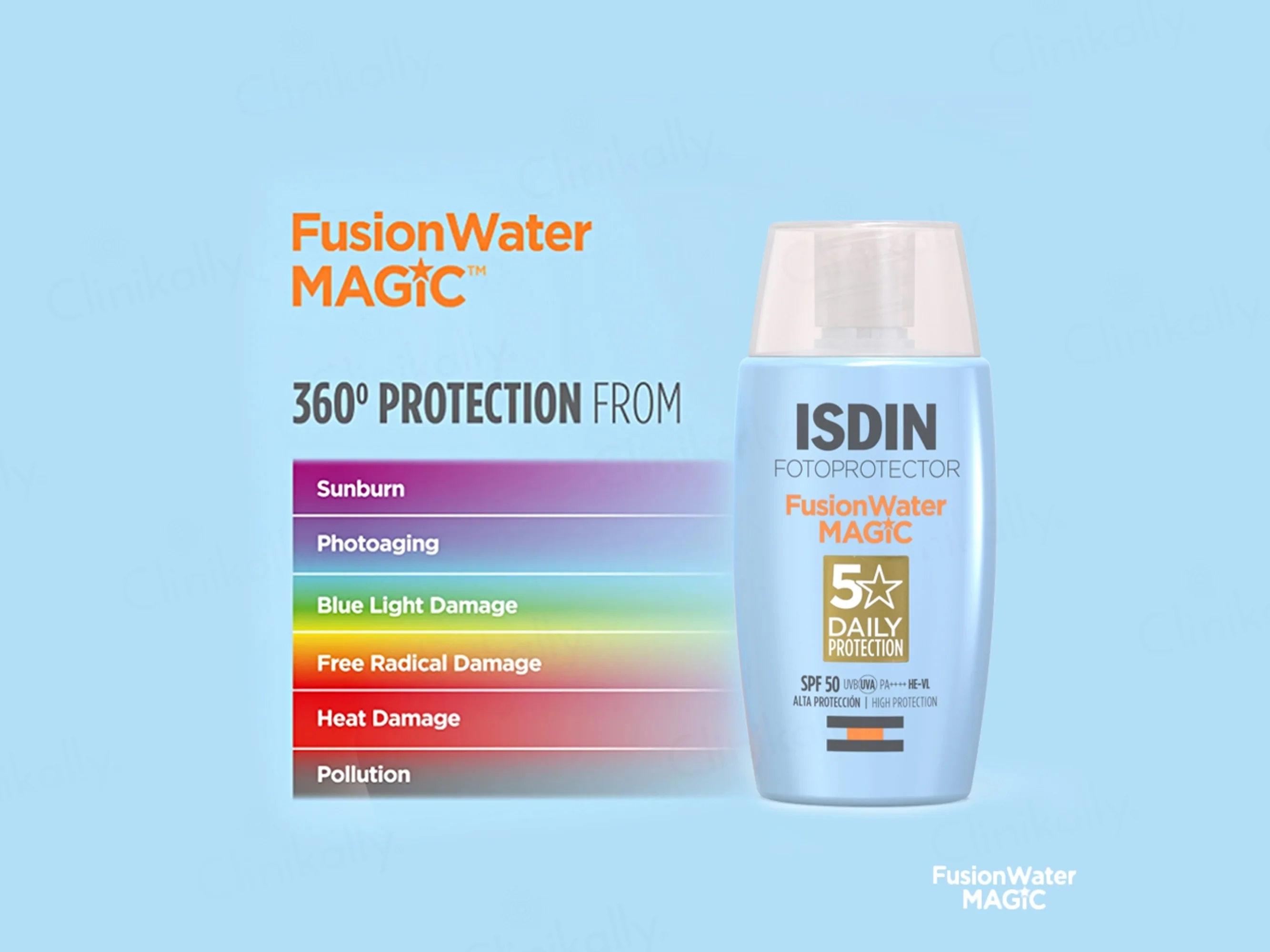 ISDIN Fotoprotector Fusion Water Magic Sunscreen SPF 50 PA++++ - Image 3