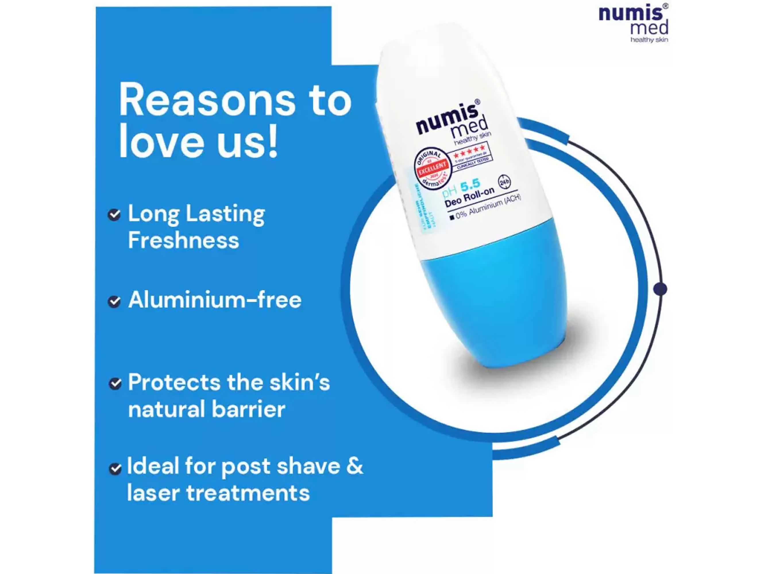 Numis Med pH 5.5 Deo Roll-on For Very Sensitive Skin - Image 5