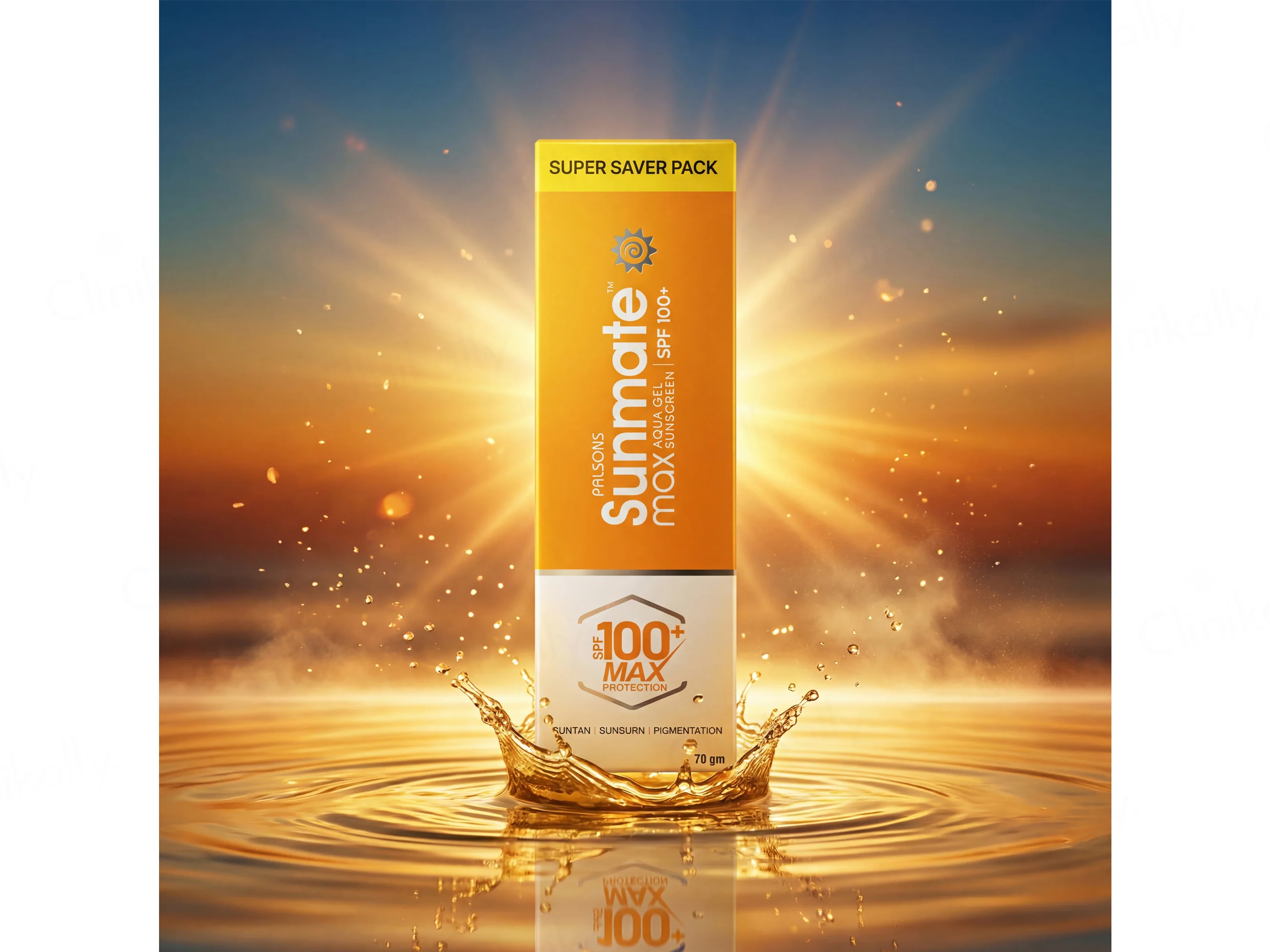 Palsons Sunmate Max Aqua Gel Sunscreen SPF 100+ - Image 6
