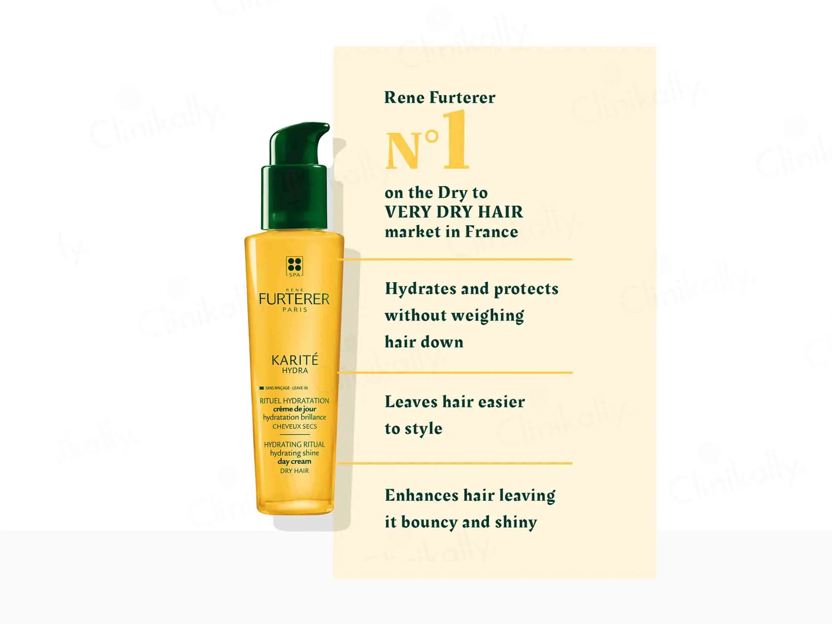 Rene Furterer Karite Hydra Hydrating Shine Day Cream - Image 4