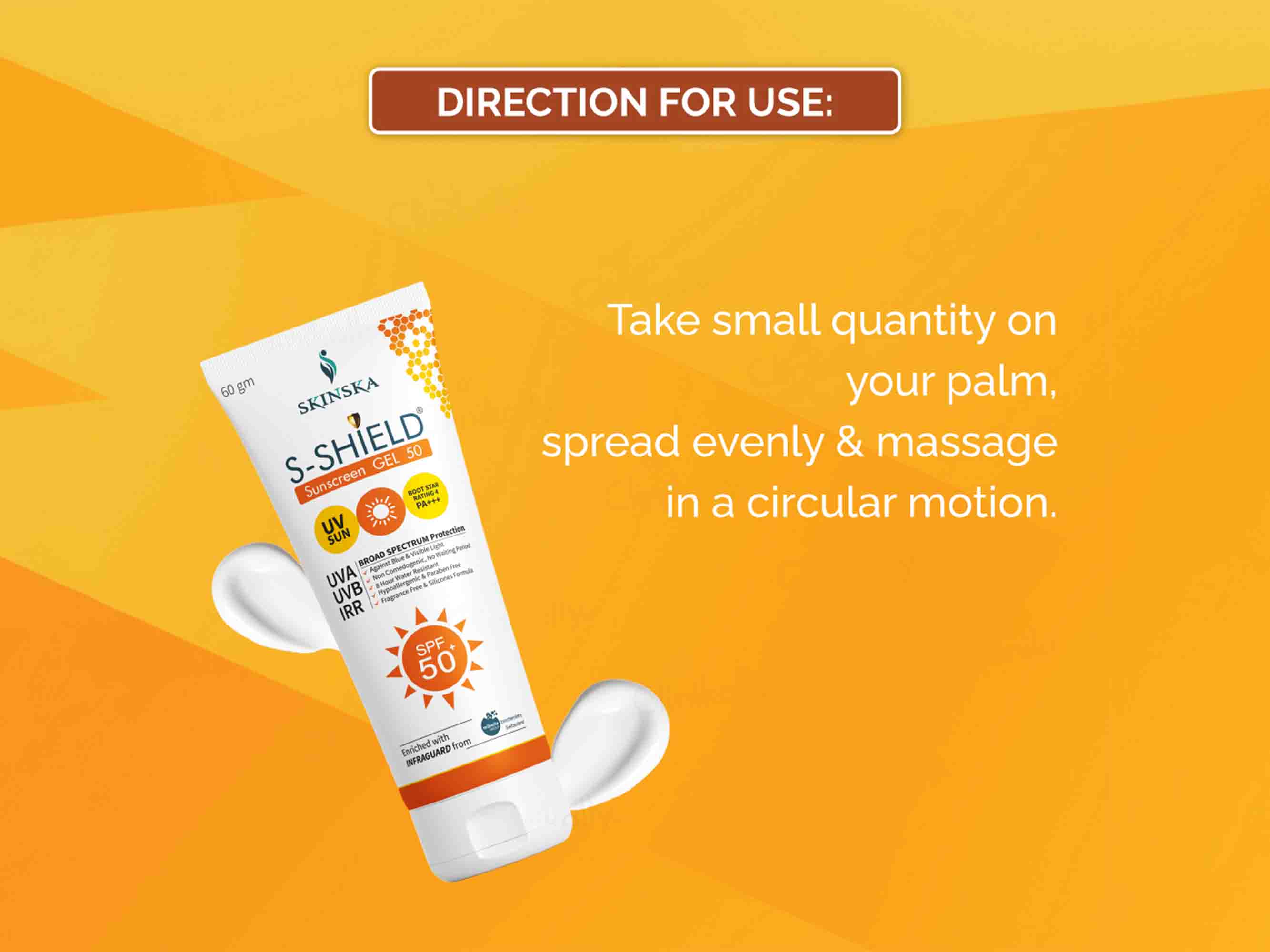 S-Shield Sunscreen Gel SPF 50 - Image 5