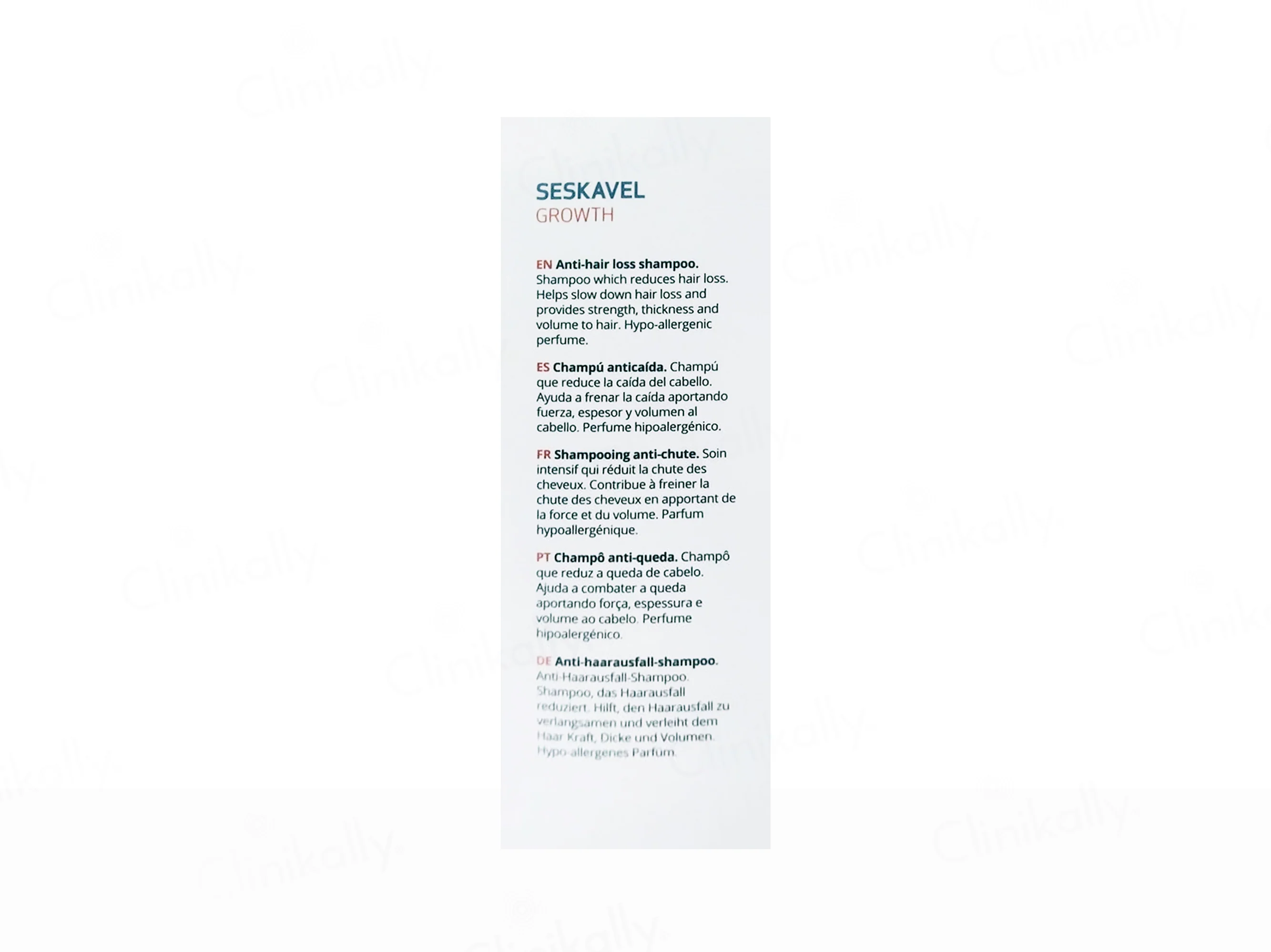 Sesderma Seskavel Growth Anti-Hair Loss Shampoo - Image 5
