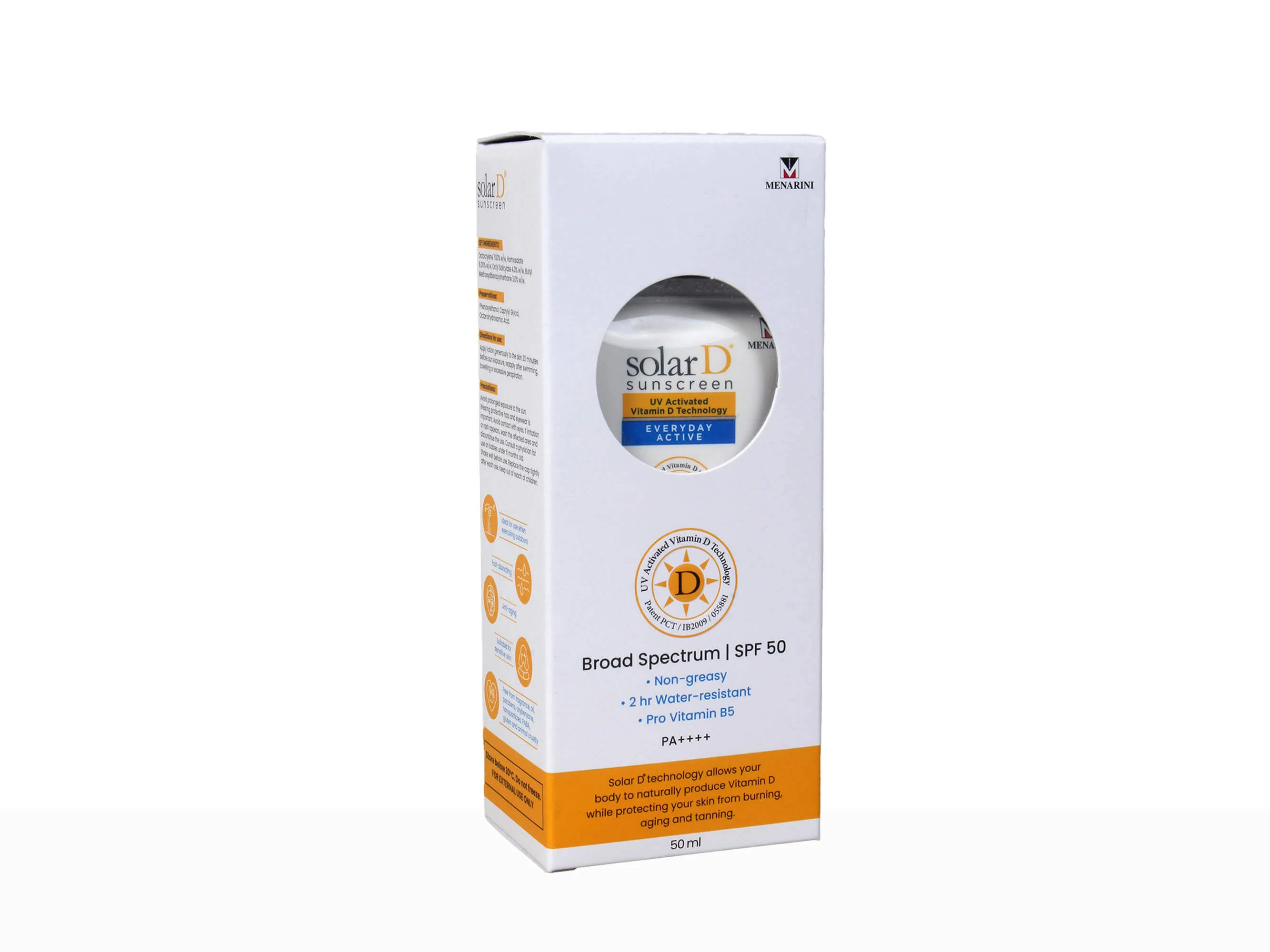 Solar D Sunscreen Everyday Active Sunscreen SPF 50 PA++++ - Image 3