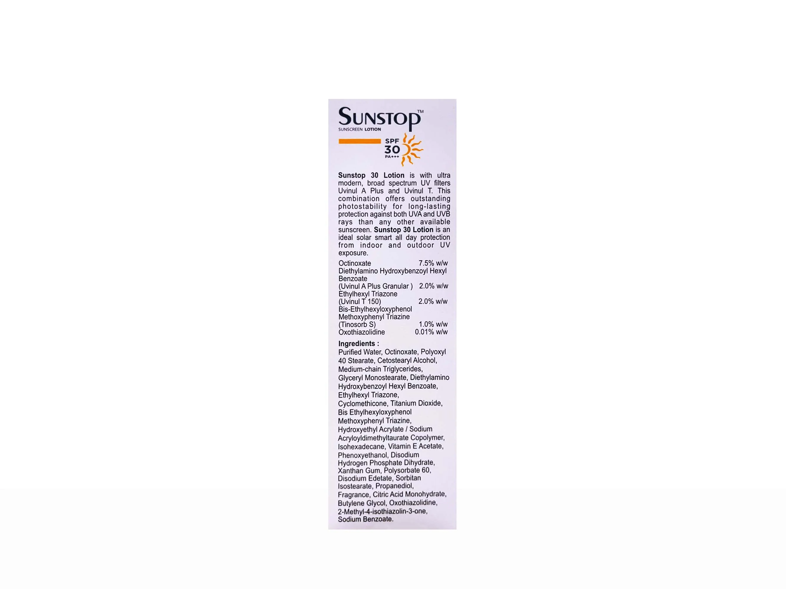 Sunstop Sunscreen Lotion SPF 30 PA+++ - Image 3