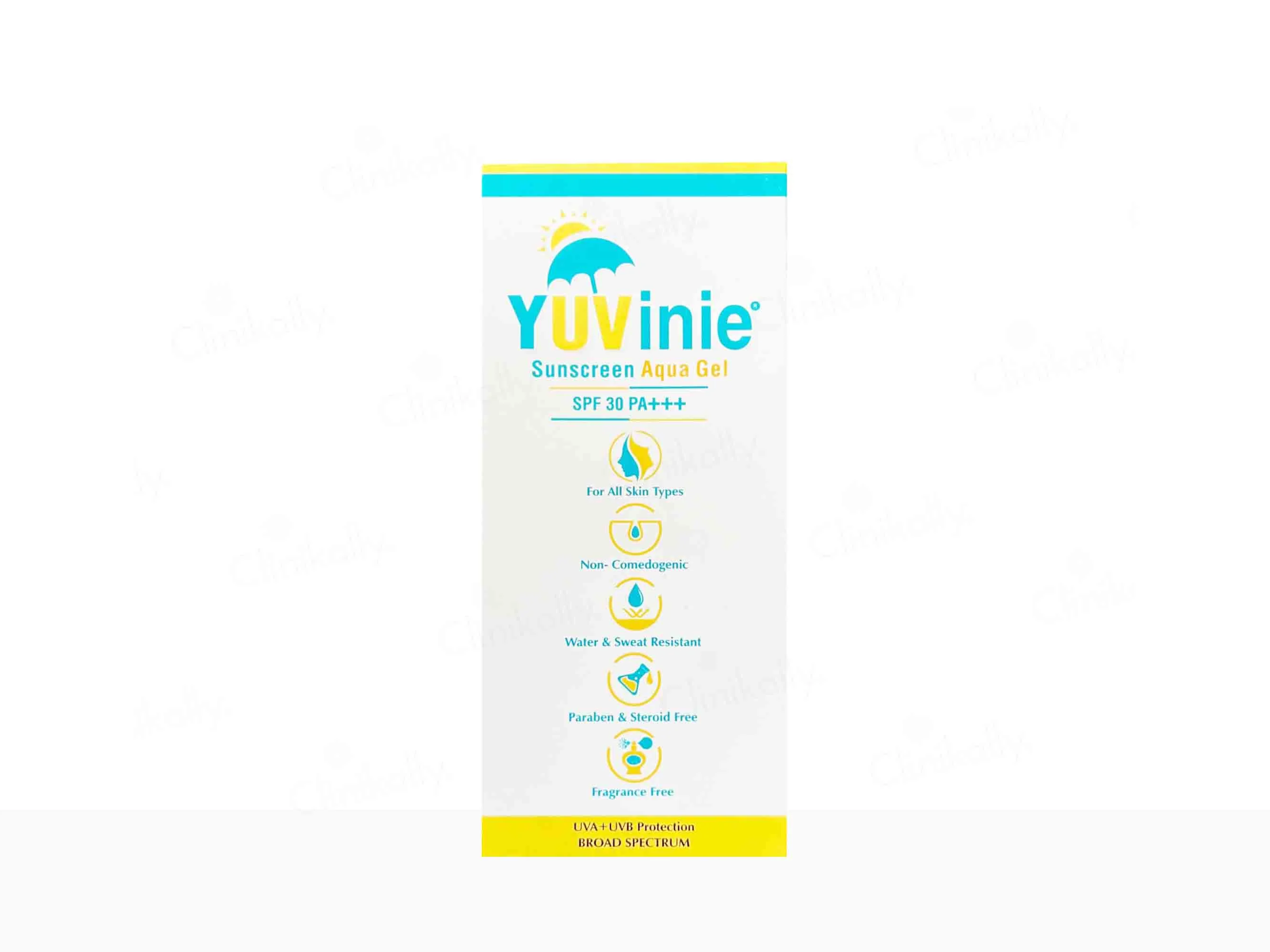 Yuvinie Sunscreen Aqua Gel SPF 30 PA+++ - Image 3