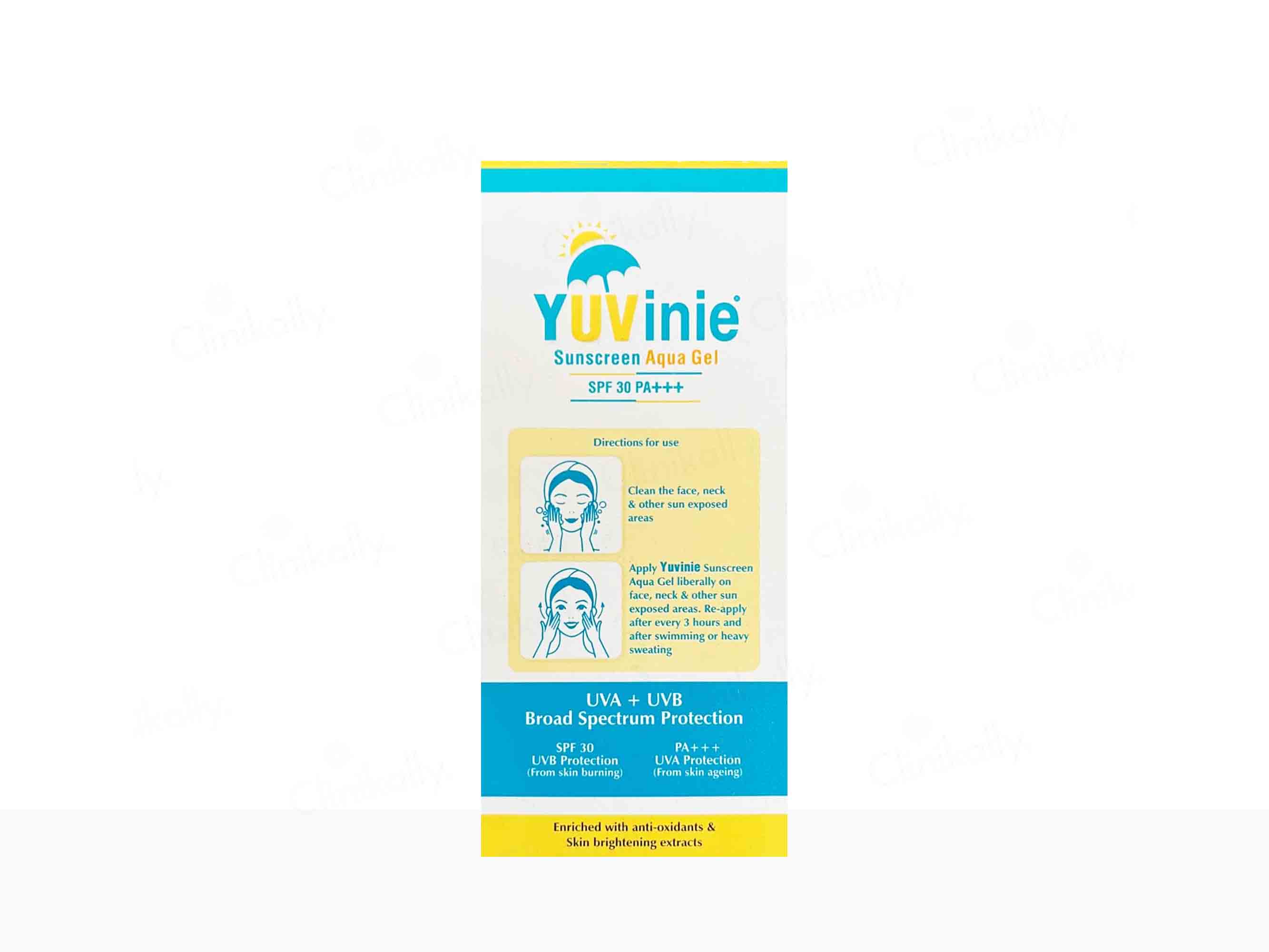 Yuvinie Sunscreen Aqua Gel SPF 30 PA+++ - Image 4